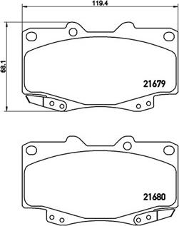 Magneti Marelli 363700483151 - Bremžu uzliku kompl., Disku bremzes autospares.lv