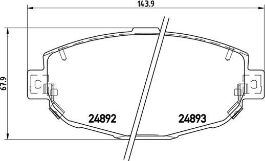 Magneti Marelli 363700483104 - Тормозные колодки, дисковые, комплект www.autospares.lv