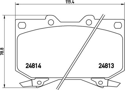 Wagner QC812 - Bremžu uzliku kompl., Disku bremzes www.autospares.lv