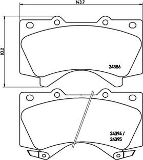 Magneti Marelli 363700483107 - Bremžu uzliku kompl., Disku bremzes www.autospares.lv