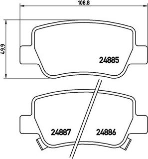 Magneti Marelli 363700483112 - Bremžu uzliku kompl., Disku bremzes autospares.lv