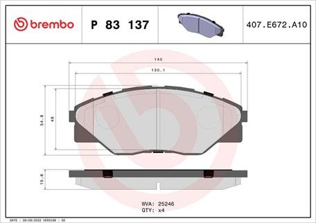 Magneti Marelli 363700483137 - Bremžu uzliku kompl., Disku bremzes www.autospares.lv