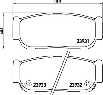 Magneti Marelli 363700430057 - Bremžu uzliku kompl., Disku bremzes www.autospares.lv