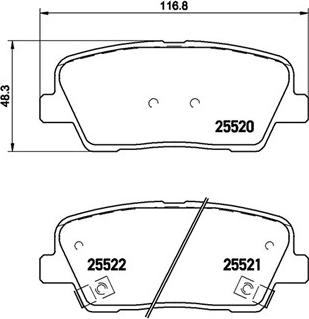 Magneti Marelli 363700430063 - Bremžu uzliku kompl., Disku bremzes www.autospares.lv