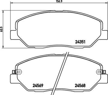 Magneti Marelli 363700430036 - Bremžu uzliku kompl., Disku bremzes autospares.lv