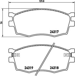 Magneti Marelli 363700430026 - Bremžu uzliku kompl., Disku bremzes www.autospares.lv