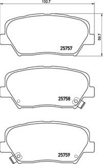 Magneti Marelli 363700430070 - Bremžu uzliku kompl., Disku bremzes autospares.lv