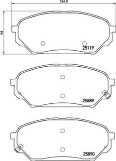 Magneti Marelli 363700430071 - Bremžu uzliku kompl., Disku bremzes www.autospares.lv