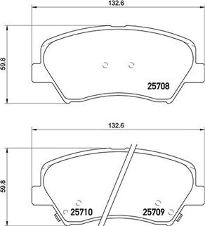 Magneti Marelli 363700430073 - Тормозные колодки, дисковые, комплект www.autospares.lv