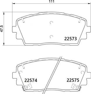 Magneti Marelli 363700430115 - Тормозные колодки, дисковые, комплект www.autospares.lv