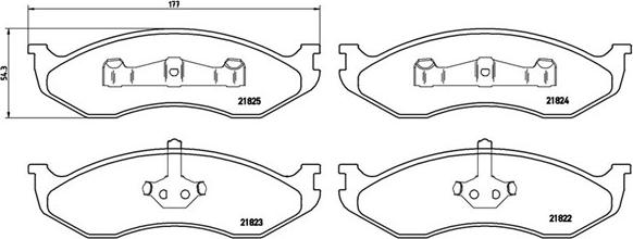 Magneti Marelli 363700437004 - Bremžu uzliku kompl., Disku bremzes www.autospares.lv