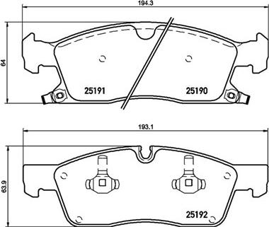 Magneti Marelli 363700437015 - Bremžu uzliku kompl., Disku bremzes autospares.lv