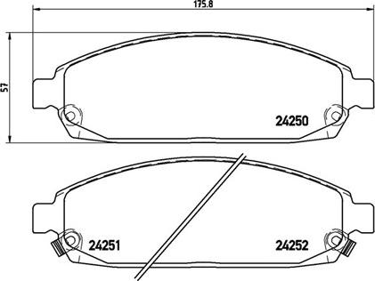 Magneti Marelli 363700437010 - Bremžu uzliku kompl., Disku bremzes autospares.lv