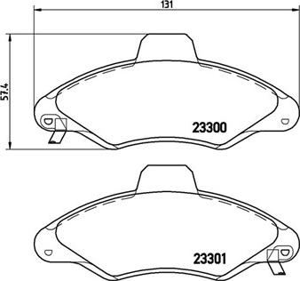 Magneti Marelli 363700424045 - Bremžu uzliku kompl., Disku bremzes www.autospares.lv