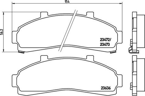 Magneti Marelli 363700424041 - Brake Pad Set, disc brake www.autospares.lv