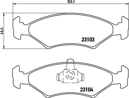 Magneti Marelli 363700424043 - Bremžu uzliku kompl., Disku bremzes www.autospares.lv