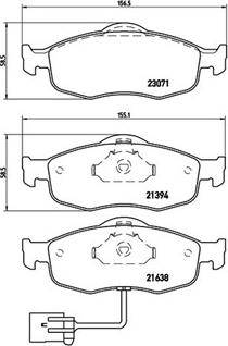 Magneti Marelli 363700424034 - Bremžu uzliku kompl., Disku bremzes www.autospares.lv