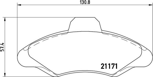 Magneti Marelli 363700424029 - Bremžu uzliku kompl., Disku bremzes www.autospares.lv