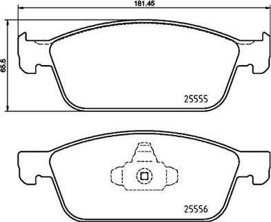 Magneti Marelli 363700424199 - Brake Pad Set, disc brake www.autospares.lv