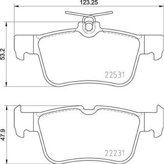 Magneti Marelli 363700424175 - Bremžu uzliku kompl., Disku bremzes www.autospares.lv