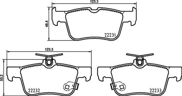 Magneti Marelli 363700424217 - Тормозные колодки, дисковые, комплект www.autospares.lv