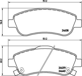 Magneti Marelli 363700428045 - Brake Pad Set, disc brake www.autospares.lv