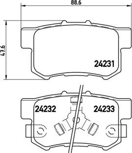 Magneti Marelli 363700428051 - Bremžu uzliku kompl., Disku bremzes www.autospares.lv