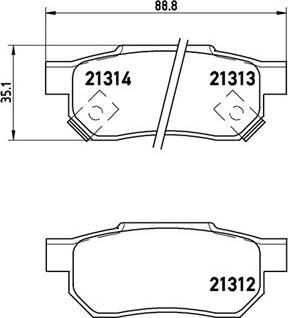 Magneti Marelli 363700428017 - Bremžu uzliku kompl., Disku bremzes www.autospares.lv