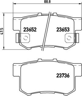 Starline BD S519P - Bremžu uzliku kompl., Disku bremzes autospares.lv