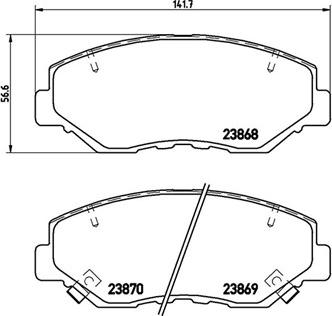 Magneti Marelli 363700428035 - Brake Pad Set, disc brake www.autospares.lv