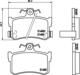 Magneti Marelli 363700428027 - Bremžu uzliku kompl., Disku bremzes autospares.lv