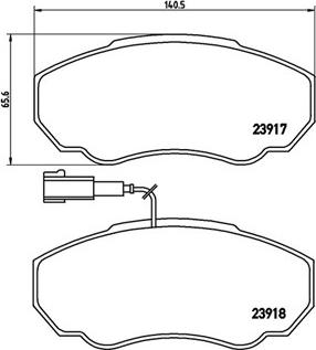 Magneti Marelli 363700423091 - Тормозные колодки, дисковые, комплект www.autospares.lv