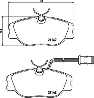 Magneti Marelli 363700423041 - Brake Pad Set, disc brake www.autospares.lv