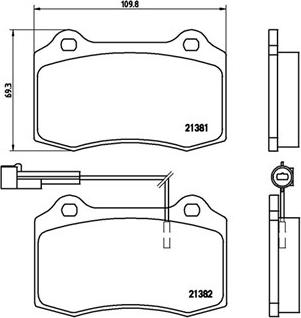 Magneti Marelli 363700423052 - Bremžu uzliku kompl., Disku bremzes autospares.lv