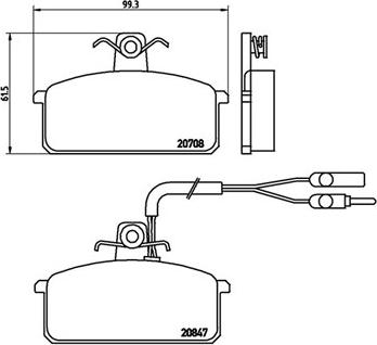 Magneti Marelli 363700423019 - Brake Pad Set, disc brake www.autospares.lv