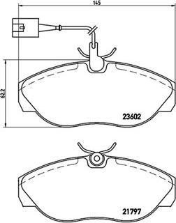 Magneti Marelli 363700423083 - Bremžu uzliku kompl., Disku bremzes www.autospares.lv