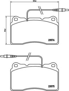 Magneti Marelli 363700423082 - Bremžu uzliku kompl., Disku bremzes www.autospares.lv