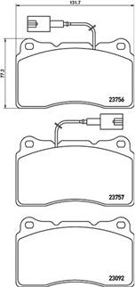 Magneti Marelli 363700423154 - Bremžu uzliku kompl., Disku bremzes www.autospares.lv