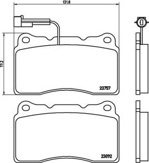 Magneti Marelli 363700423115 - Brake Pad Set, disc brake www.autospares.lv