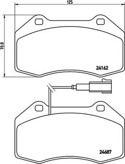 Magneti Marelli 363700423117 - Bremžu uzliku kompl., Disku bremzes www.autospares.lv