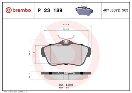 Magneti Marelli 363700423189 - Brake Pad Set, disc brake www.autospares.lv