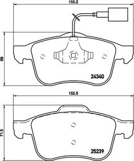 Magneti Marelli 363700423132 - Bremžu uzliku kompl., Disku bremzes www.autospares.lv