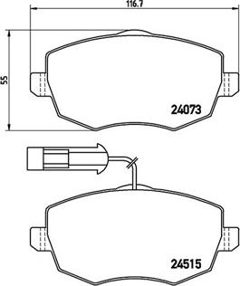 Magneti Marelli 363700423128 - Bremžu uzliku kompl., Disku bremzes www.autospares.lv