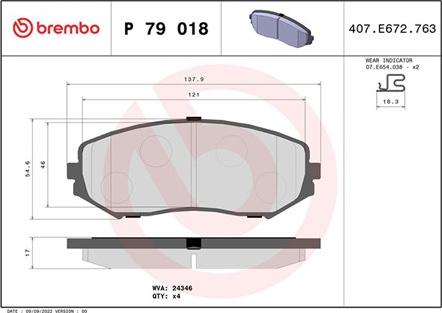 Magneti Marelli 363700479018 - Тормозные колодки, дисковые, комплект www.autospares.lv