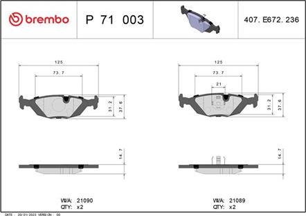 Magneti Marelli 363700471003 - Brake Pad Set, disc brake www.autospares.lv