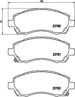 Magneti Marelli 363700478009 - Brake Pad Set, disc brake www.autospares.lv