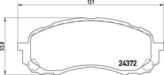 Magneti Marelli 363700478015 - Brake Pad Set, disc brake www.autospares.lv