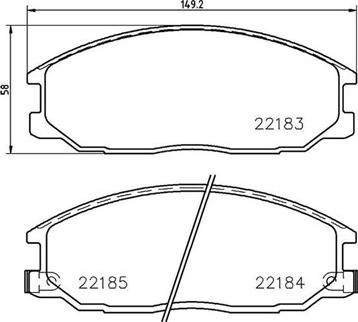 Magneti Marelli 363700477002 - Bremžu uzliku kompl., Disku bremzes www.autospares.lv