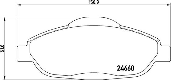 Magneti Marelli 363700561101 - Bremžu uzliku kompl., Disku bremzes autospares.lv