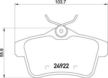 Magneti Marelli 363700561114 - Bremžu uzliku kompl., Disku bremzes www.autospares.lv